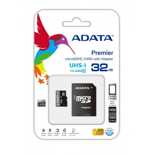 כרטיס זיכרון 32GB תוצרת ADATA